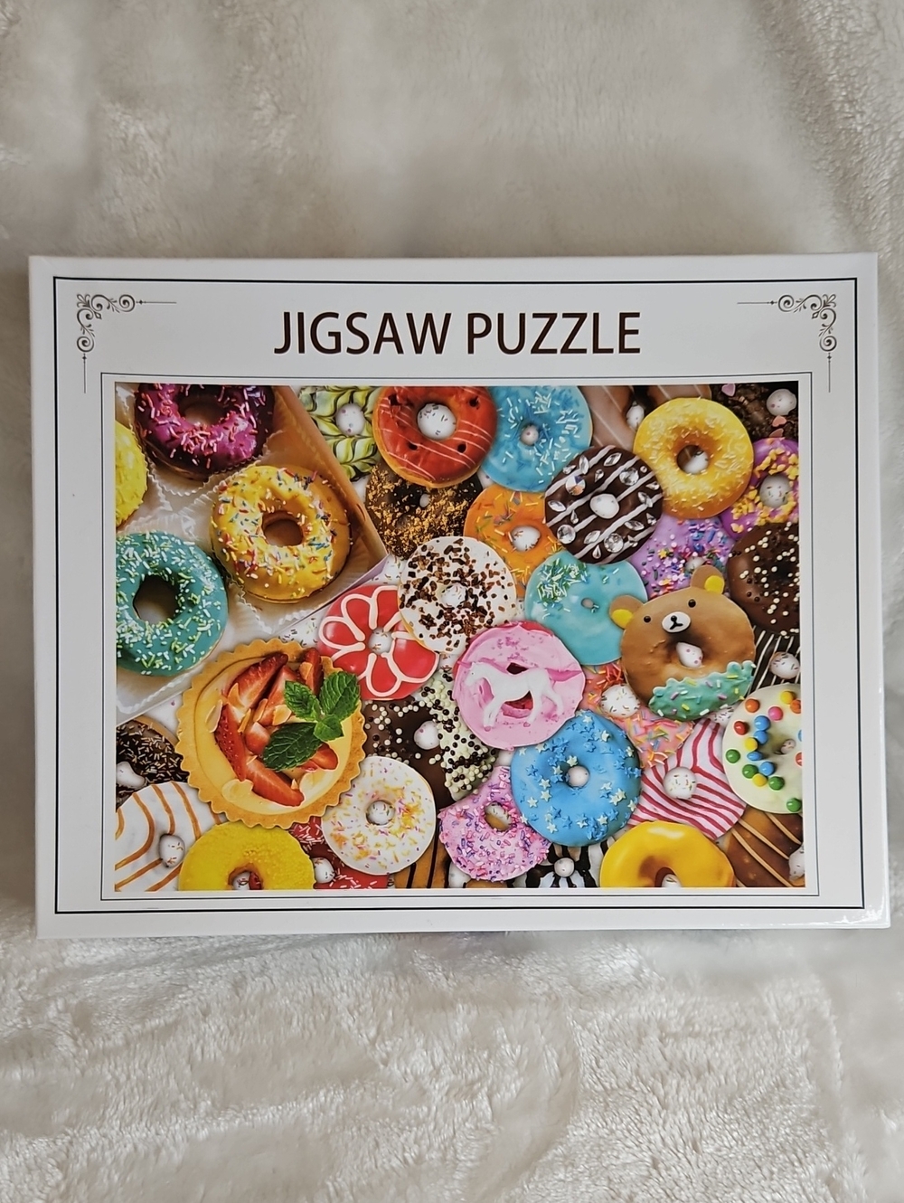 Colorful Sweet Donuts 1000-Piece Jigsaw Puzzle